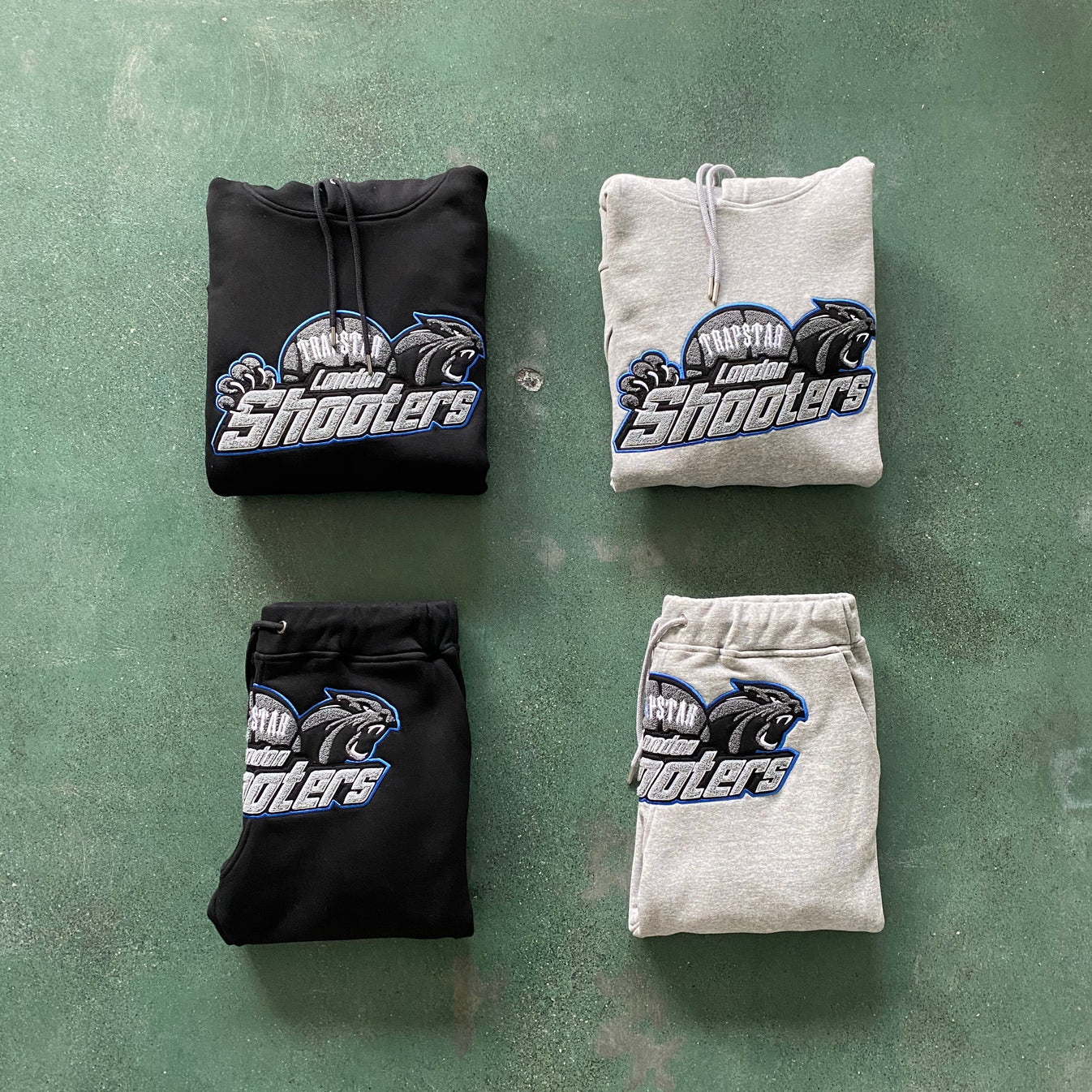 TS Shooters Tracksuit - Black/Grey