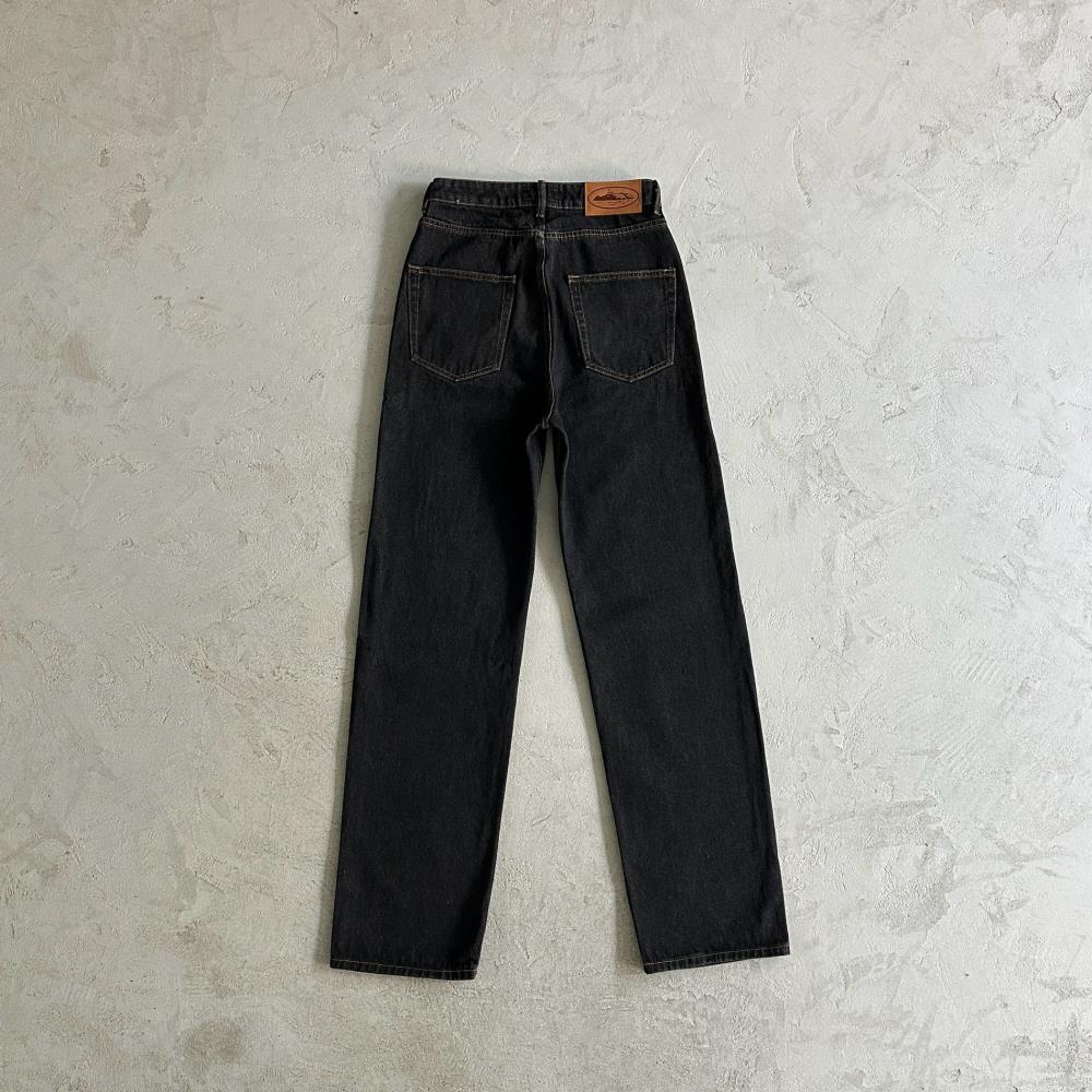 Crtez Island Baggy Jeans - Black