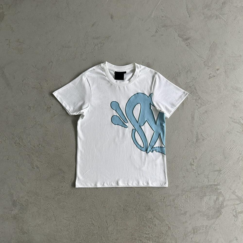 Syn T-Shirt & Short Set - White/Blue