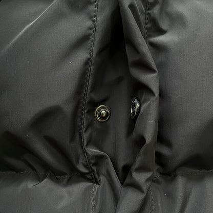 TS Detachable Hooded Puffer Jacket - Black/Red
