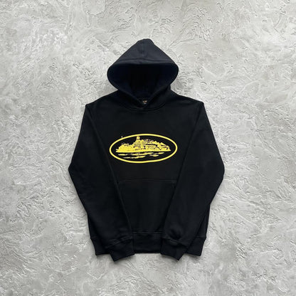 Crtez Alcatraz Hoodie - Black/Yellow