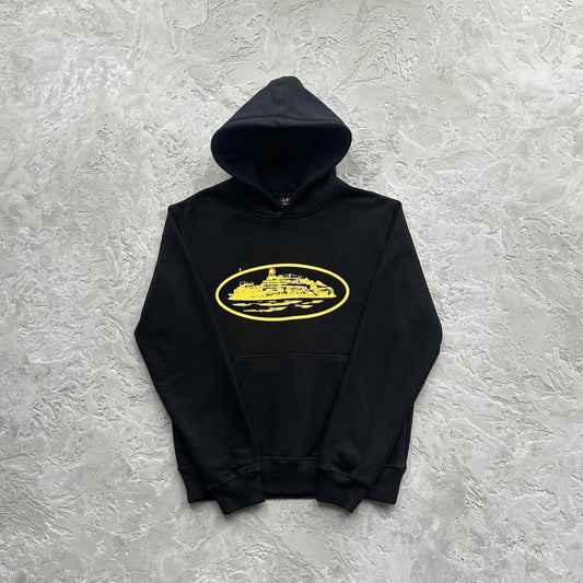 Crtez Alcatraz Hoodie - Black/Yellow