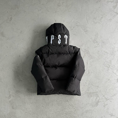 TS Irongate Collar Puffer Jacket - Black/White