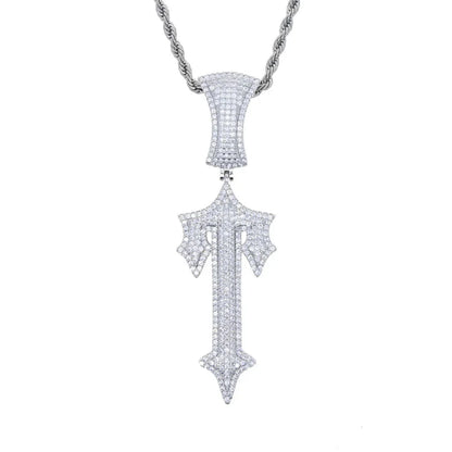 TS Iced Out Necklaces - Silver/Gold