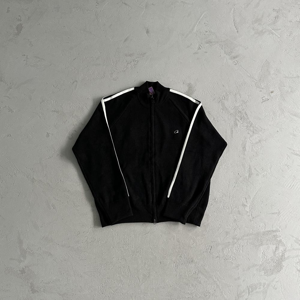 Crtez Knit Zip-Up Fleece - Black