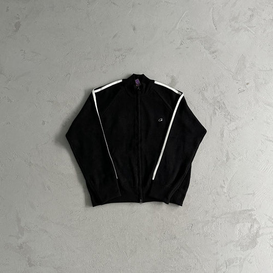 Crtez Knit Zip-Up Fleece - Black