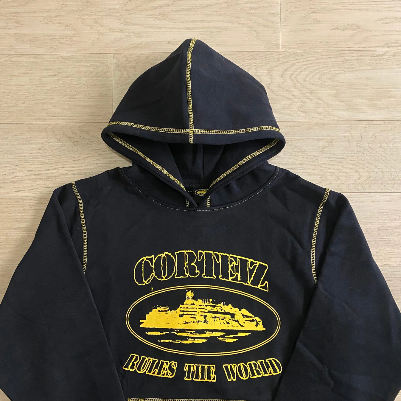 Crtez Alcatraz Hoodie - Black/Yellow