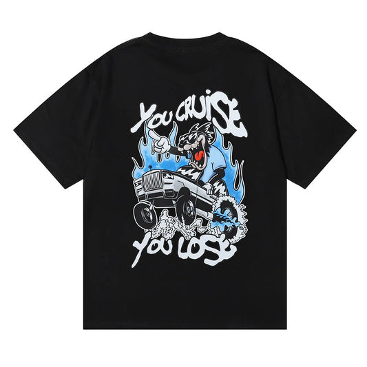 TS You Cruise You Lose 2.0 T-Shirt - Black/White