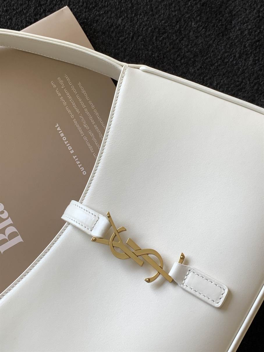 YSL 5A7 Hobo Bag - White