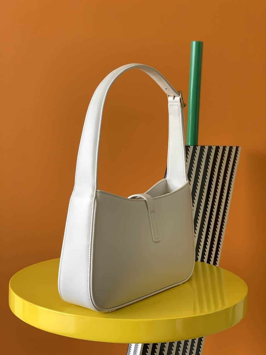 YSL 5A7 Hobo Bag - White