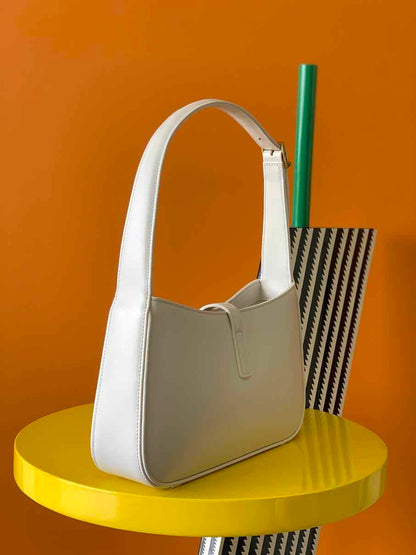 YSL 5A7 Hobo Bag - White