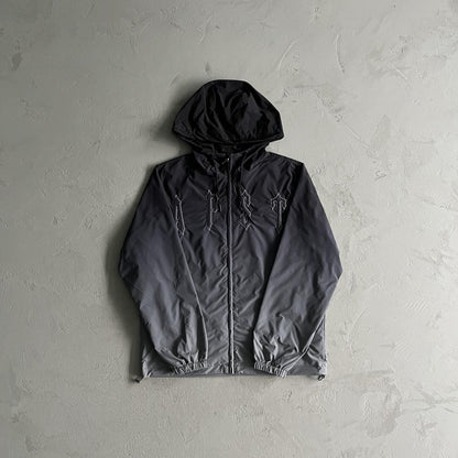 TS Outline Arch Windbreaker - Black