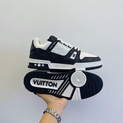 LV Trainer Sneakers - White/Black