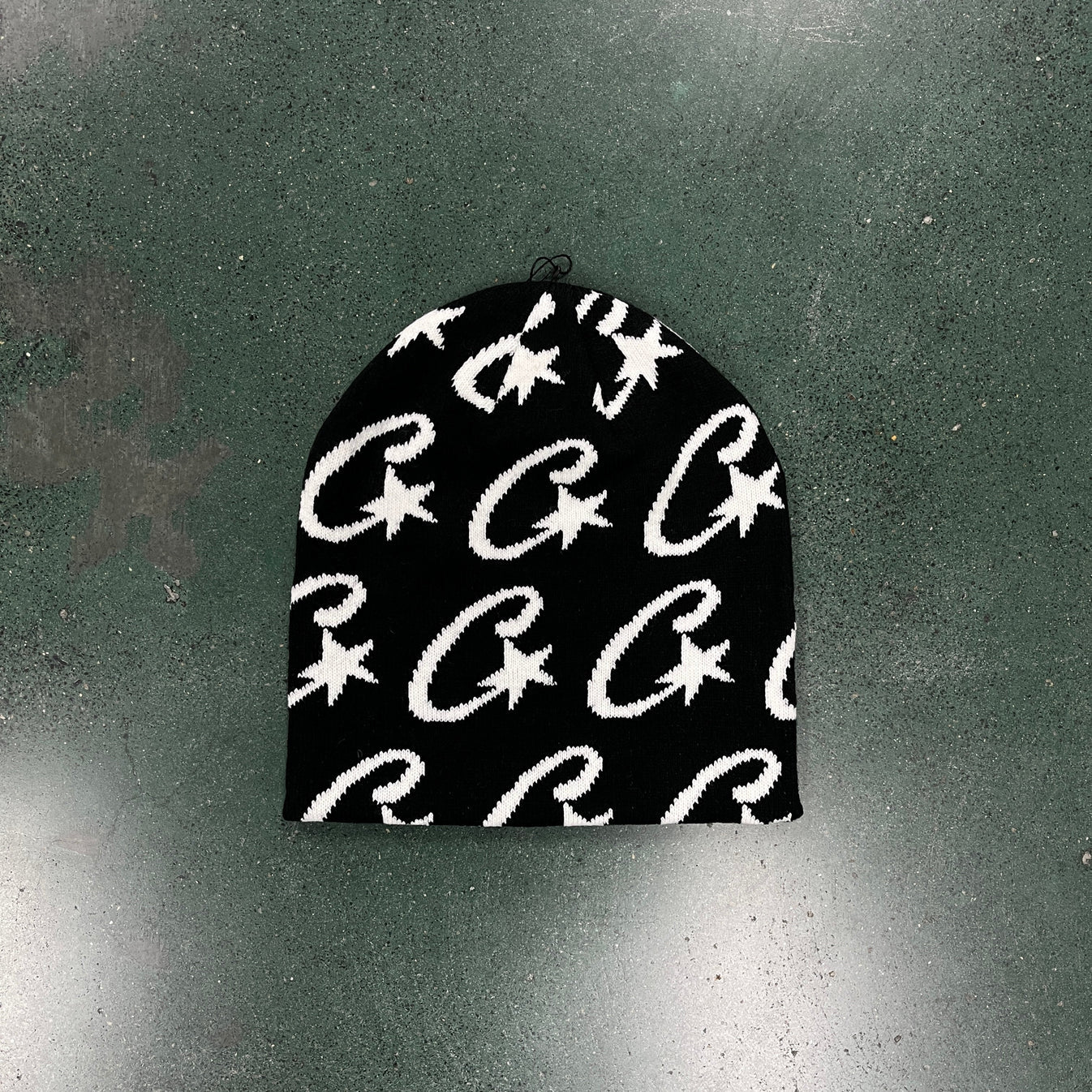 Crtez C-Starz Monogram Beanie - Black