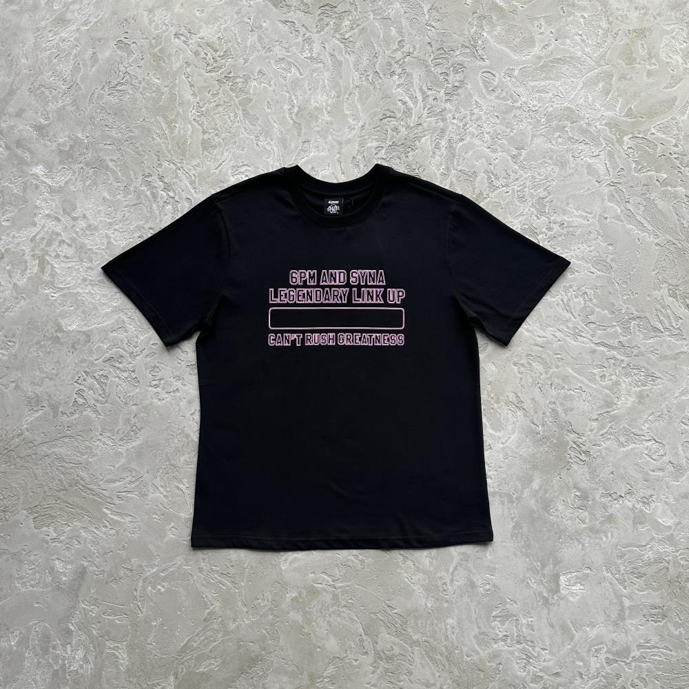 Syn Can't Rush Greatness T-Shirt - Black