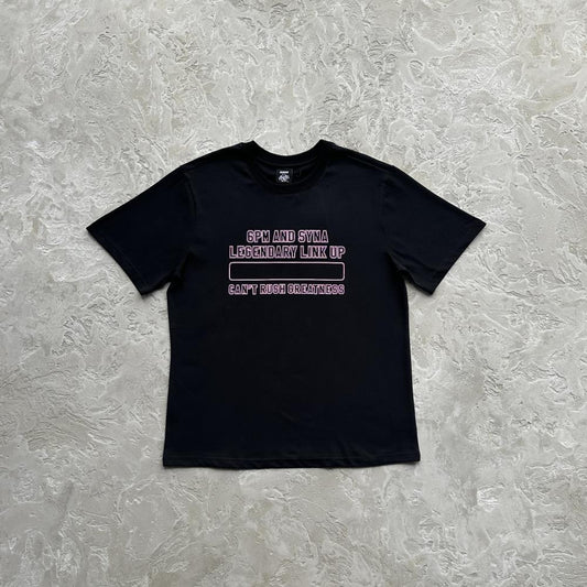 Syn Can't Rush Greatness T-Shirt - Black