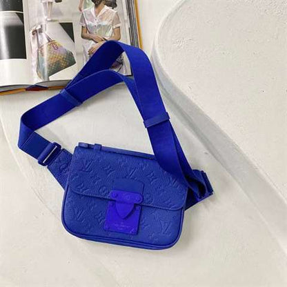 LV S Lock Sling Bag - Blue