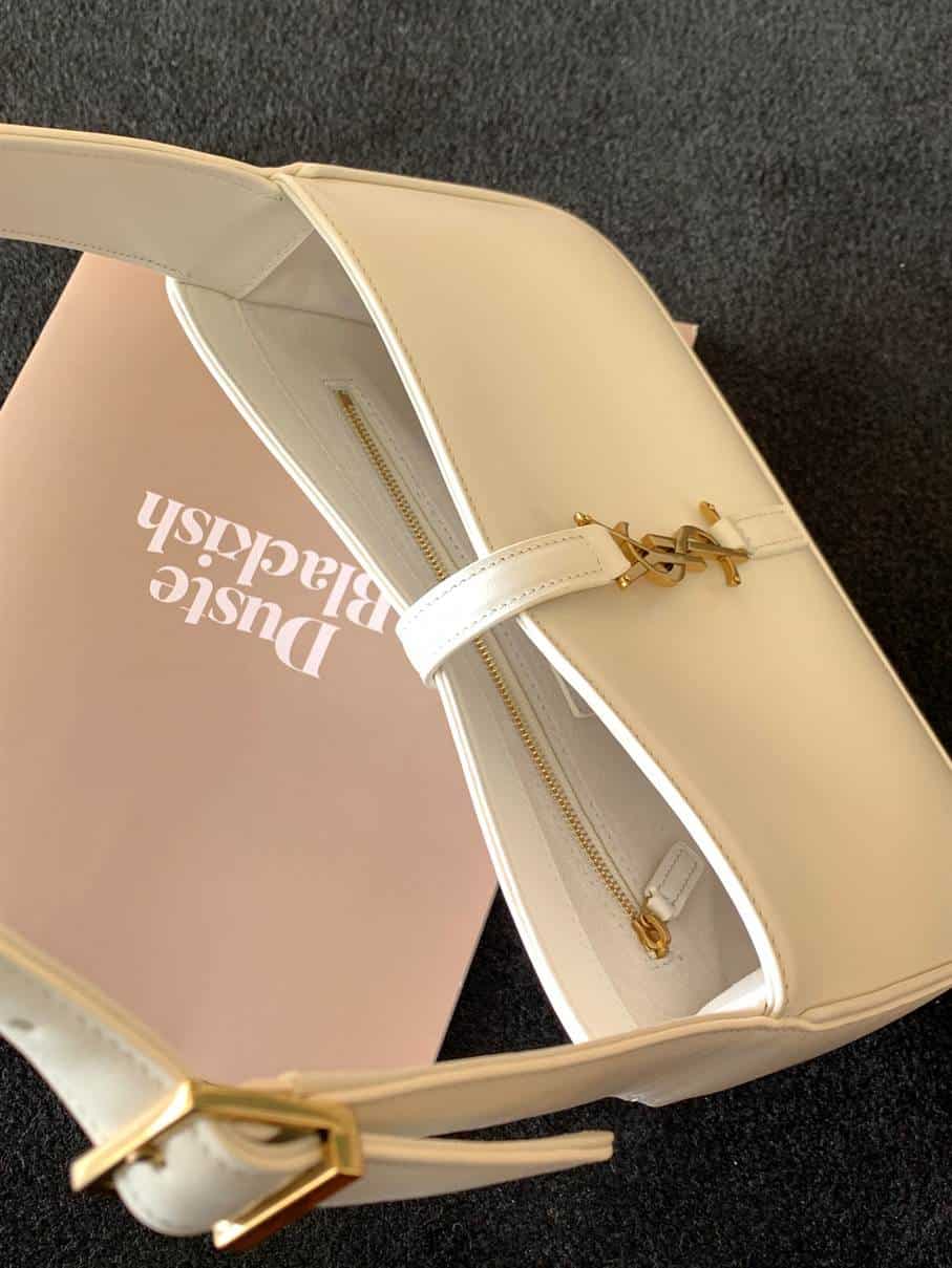 YSL 5A7 Hobo Bag - White