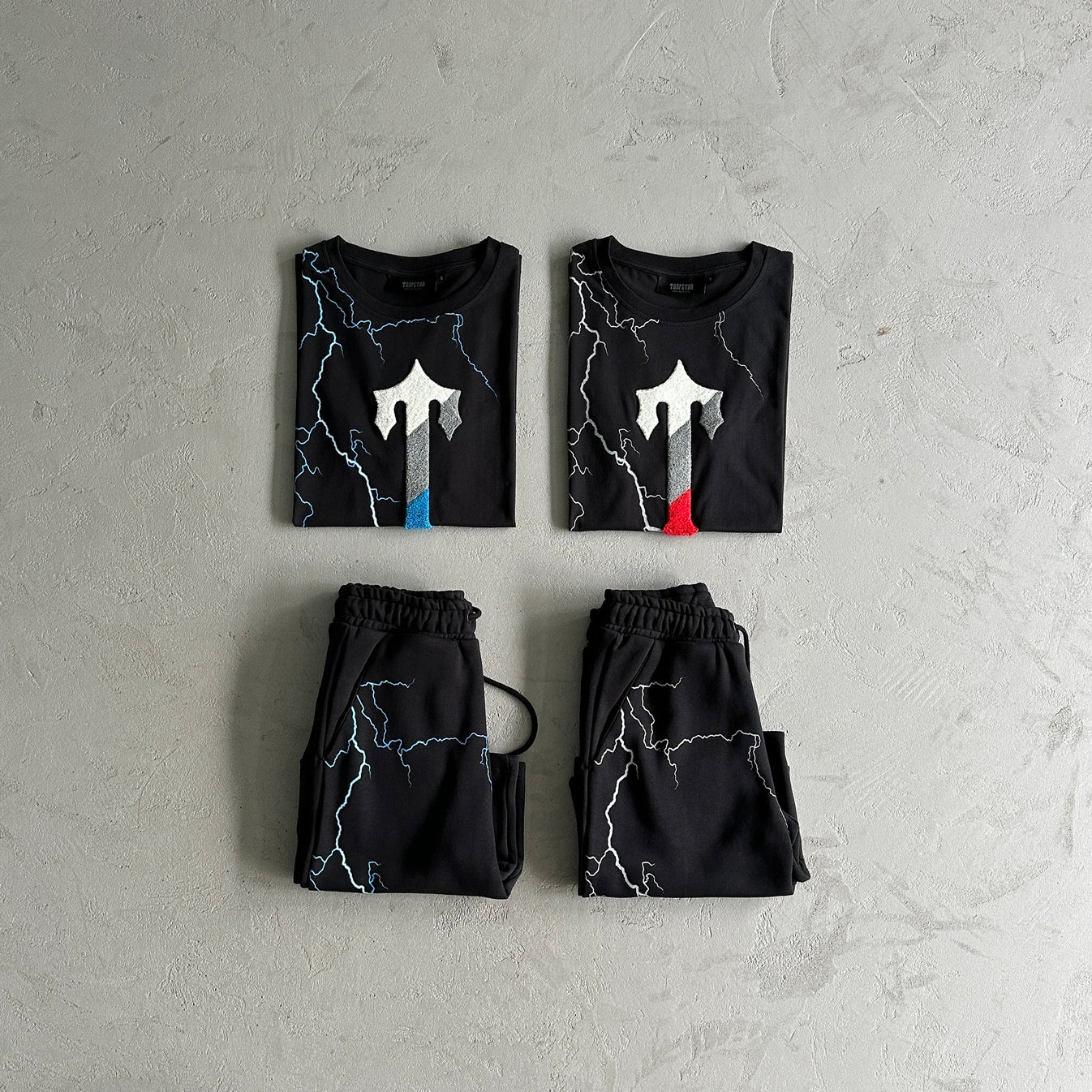 TS Lightning Short Set - Red/Blue
