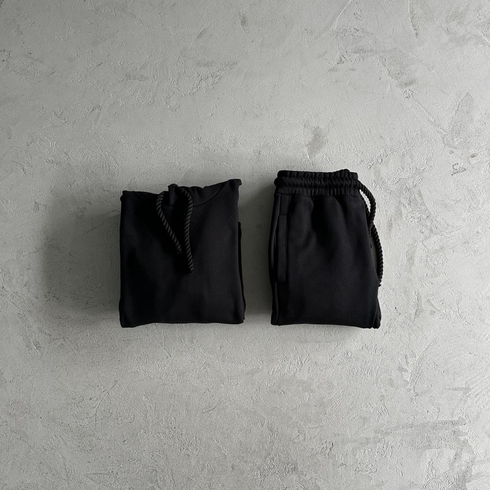 Syn Tracksuit - Black/Baby Blue