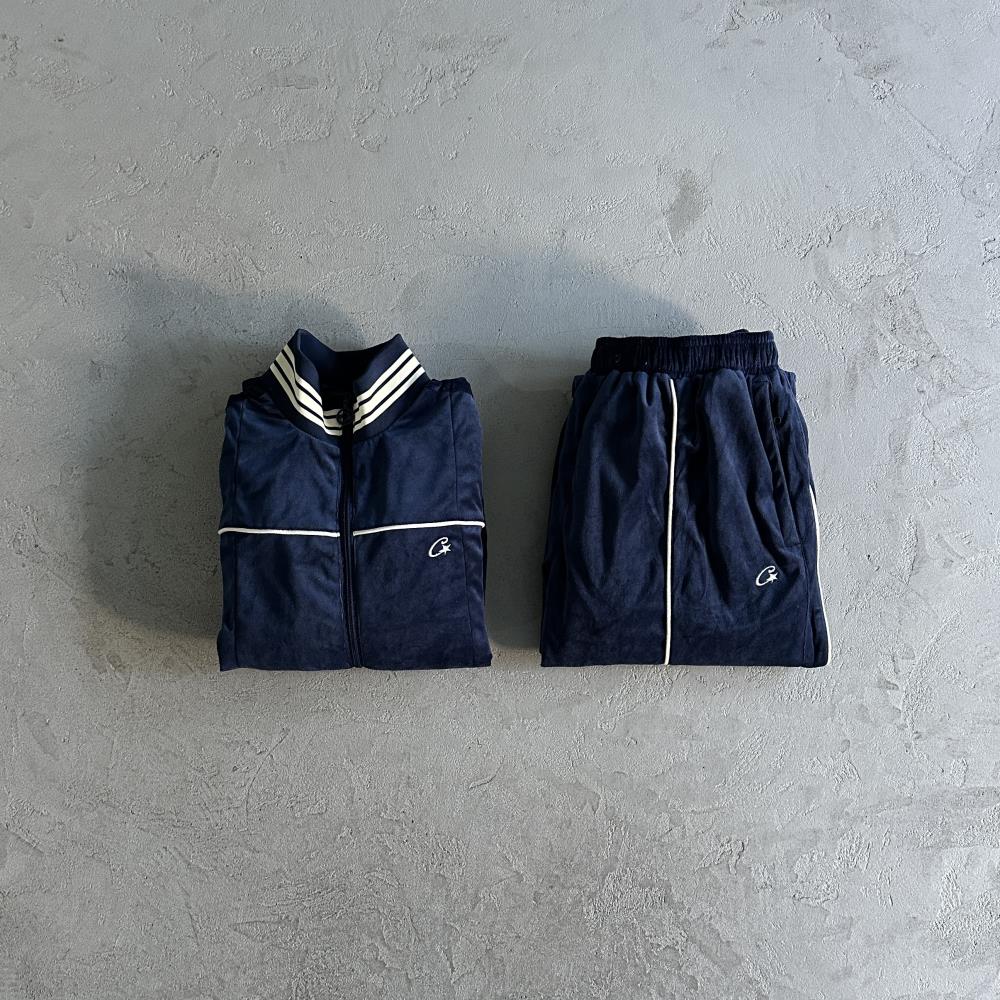Crtez Velour Set - Blue
