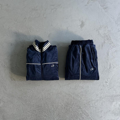 Crtez Velour Set - Blue
