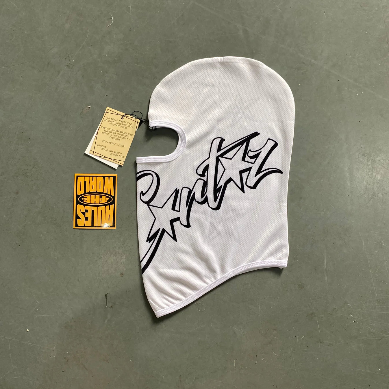 Crtez 4th Anniversary Ski Mask - White