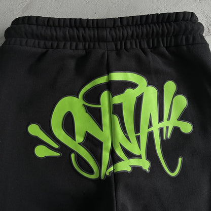 Syn Tracksuit - Black/Green