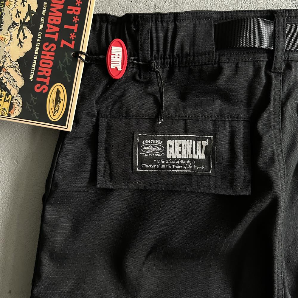 Crtez Cargo Shorts - Black