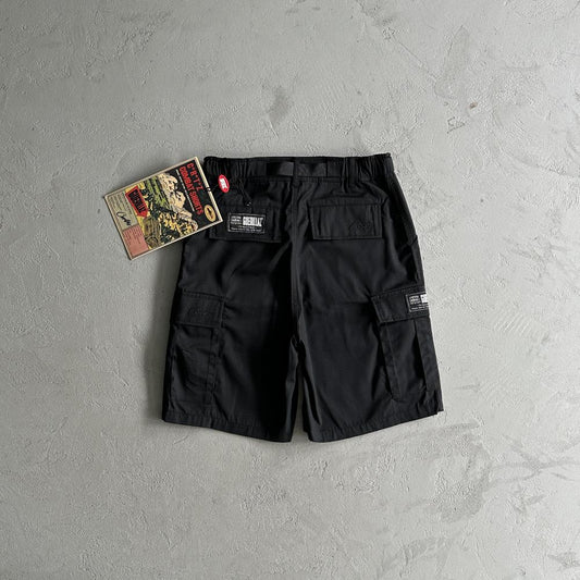 Crtez Cargo Shorts - Black