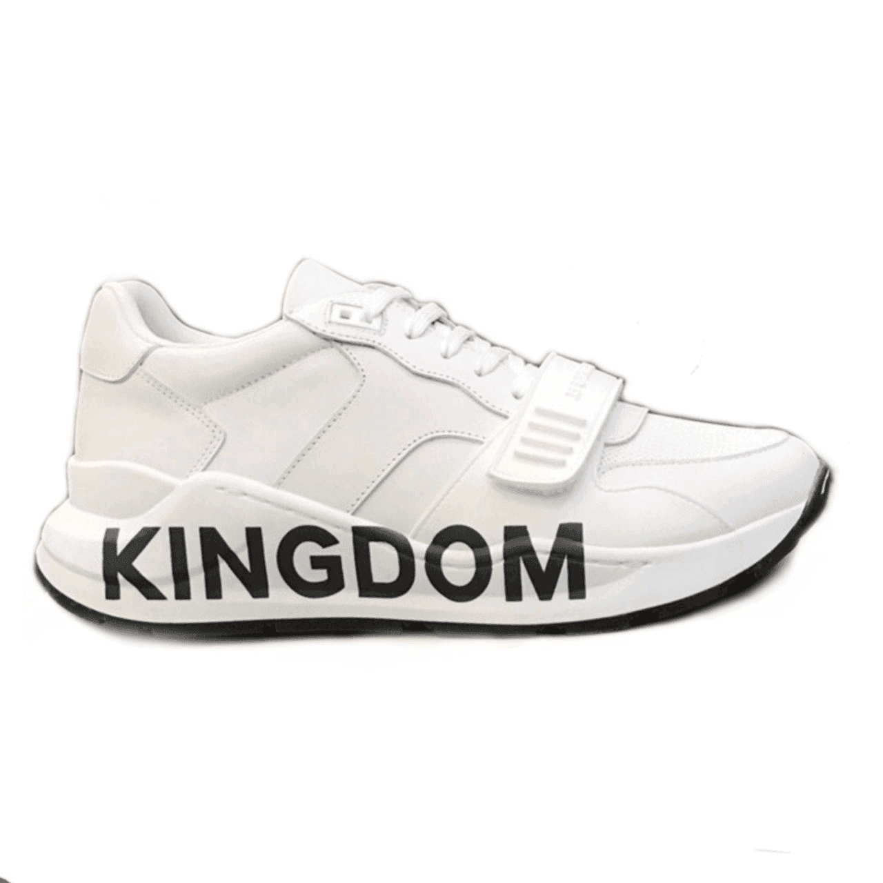 Burberry Kingdom Print Sneakers - White