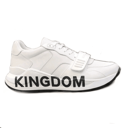 Burberry Kingdom Print Sneakers - White