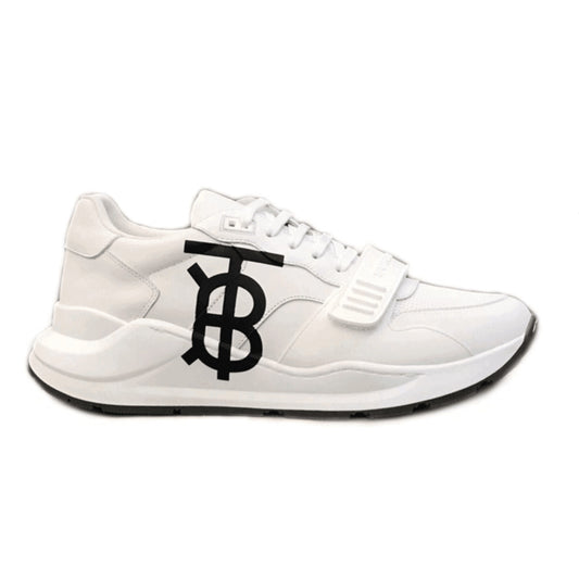 Burberry Logo Strap Sneakers - White