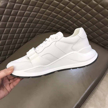 Burberry Logo Strap Sneakers - White