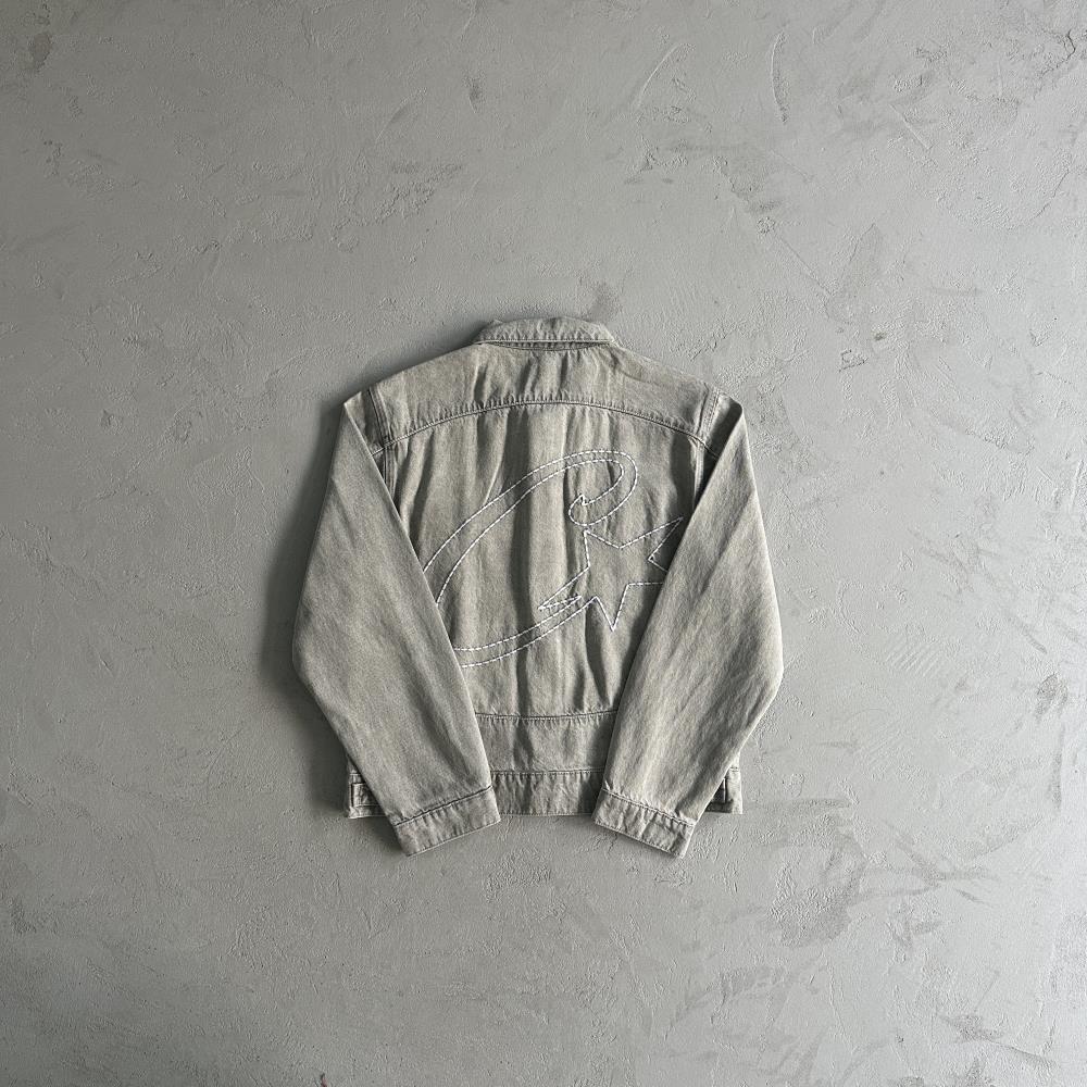Crtez C-Star Denim Jacket - Grey