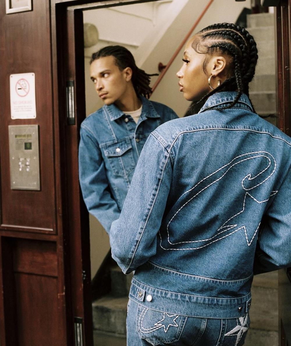 Crtez C-Star Denim Jacket - Blue