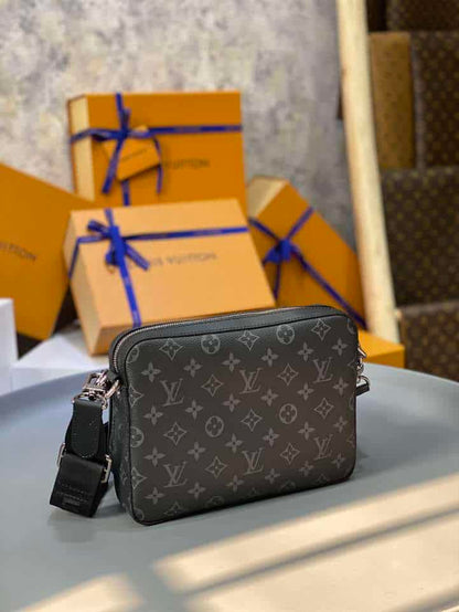 LV Trio Messenger Bag - Black/Grey