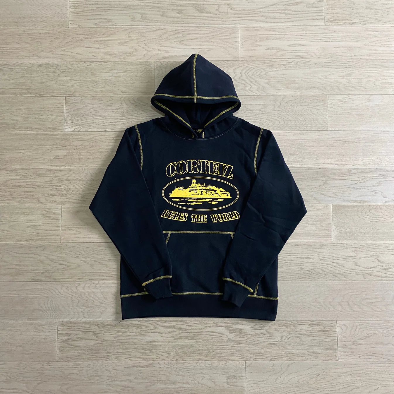 Crtez Alcatraz Hoodie - Black/Yellow