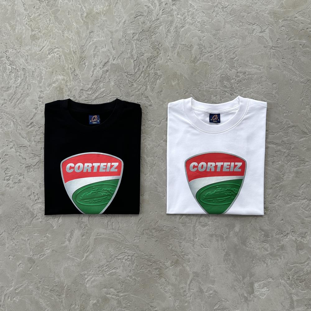 Crtez Shield T-Shirt - Black/White