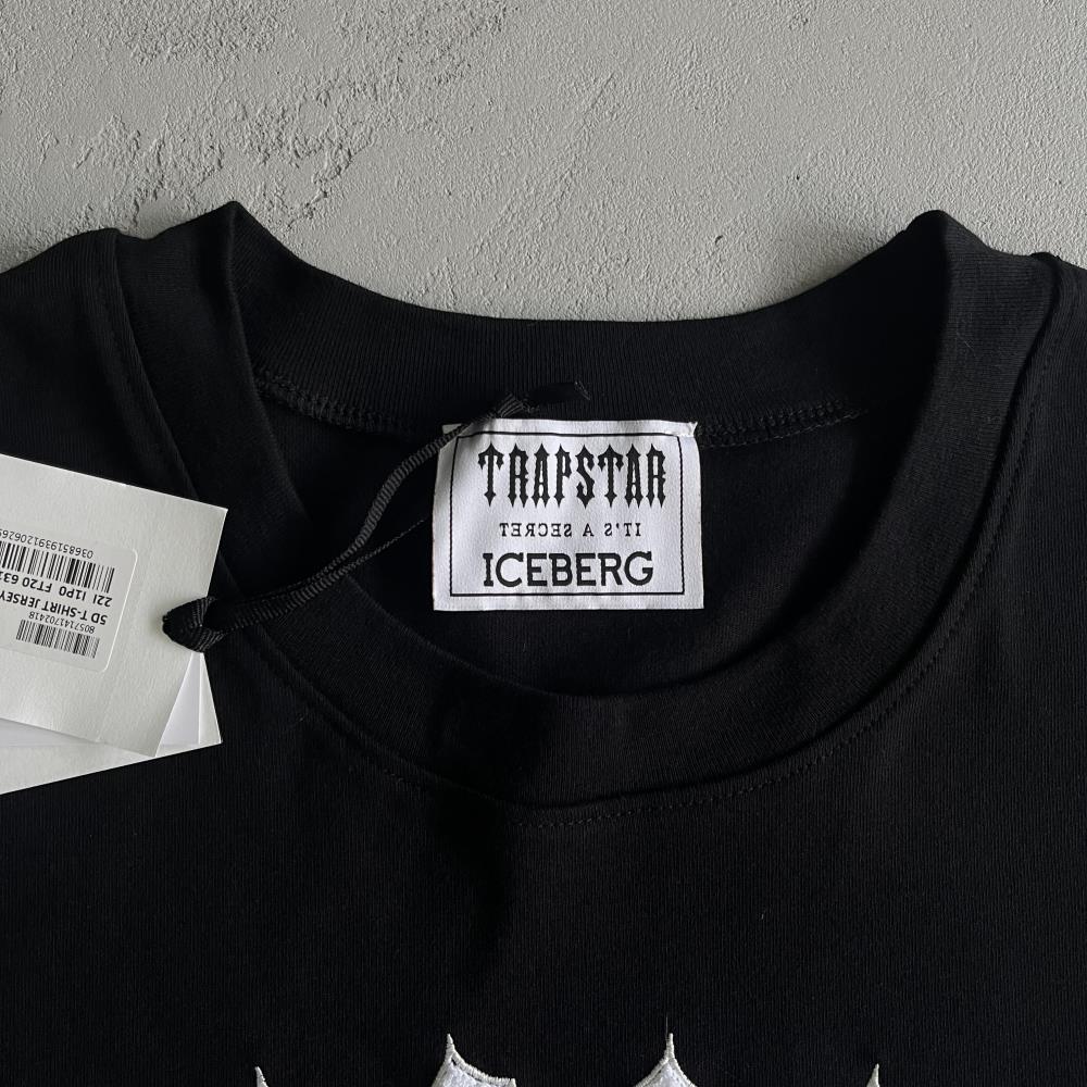 TS Iceberg Popeye Printed T-Shirt - Black/White