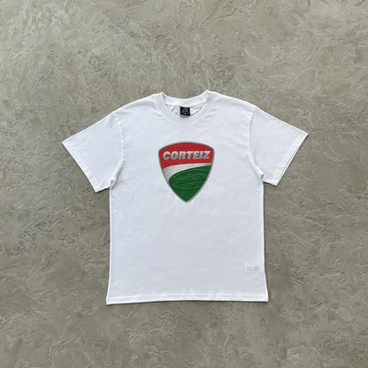 Crtez Shield T-Shirt - Black/White