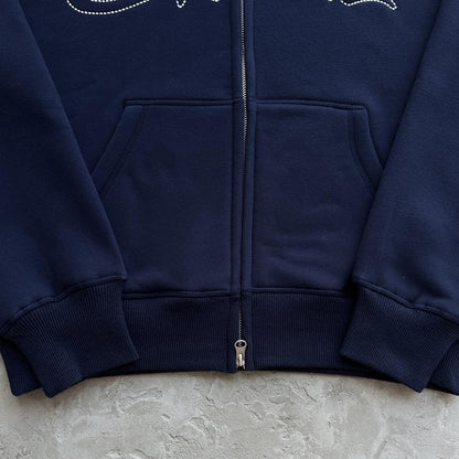 Crtez Thick Stitch Allstarz Zip Set - Navy Blue