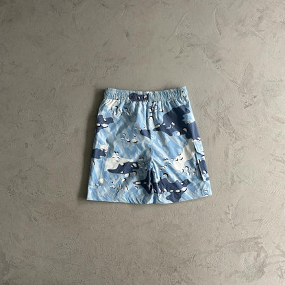 TS Windbreaker Tracksuit - Blue Camo