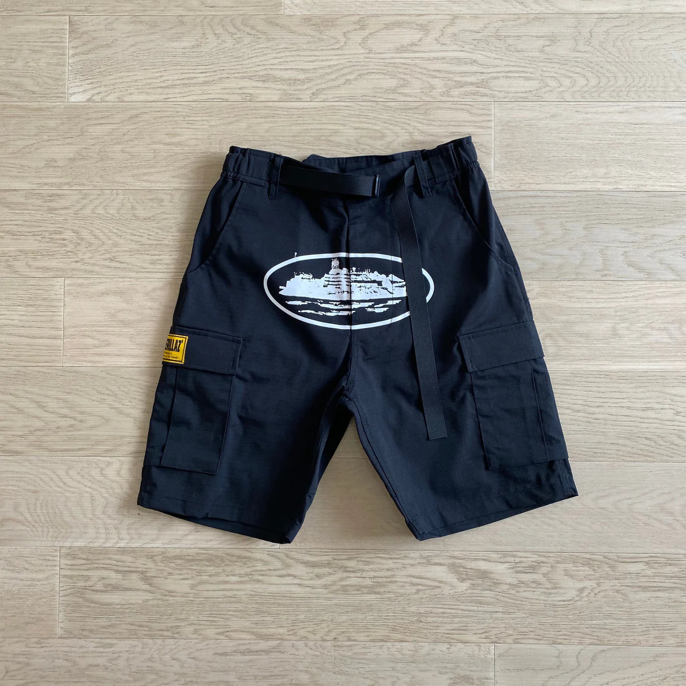 Crtez New Cargo Shorts - Black