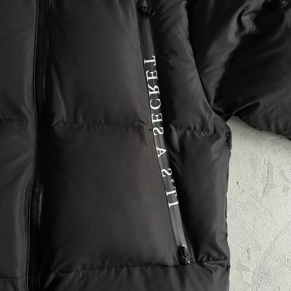 TS Irongate Collar Puffer Jacket - Black/White