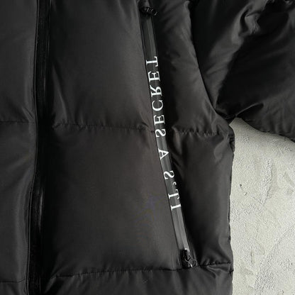 TS Irongate Collar Puffer Jacket - Black/White
