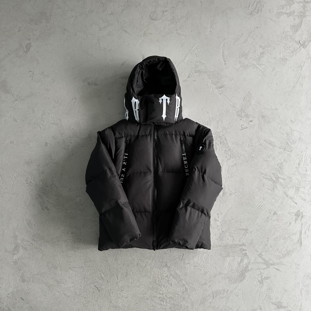 TS Irongate Collar Puffer Jacket - Black/White
