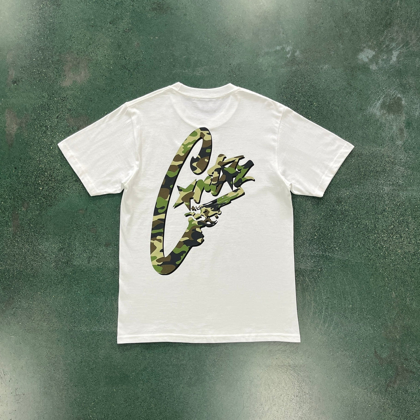 Crtez Camo Gunslinger T-Shirt - Black/White