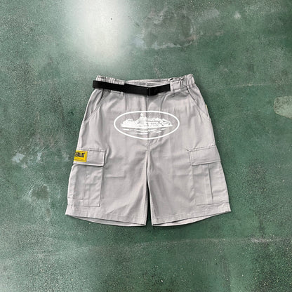 Crtez Cargo Shorts - Grey