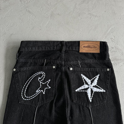 Crtez Denim Jeans - Black